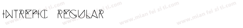 INTREPIC Regular字体转换